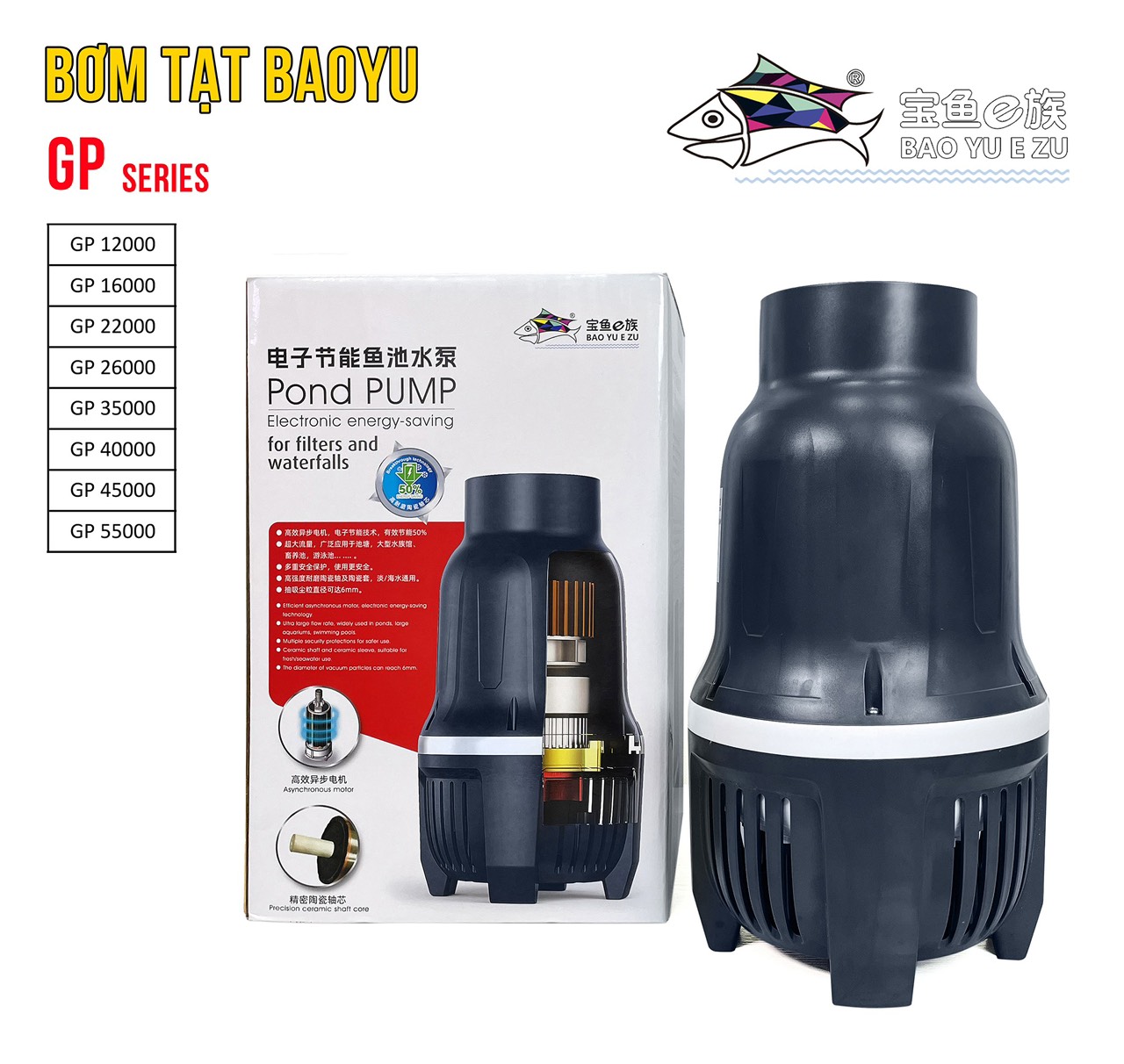 MÁY BƠM TẠT BAOYU GP55000